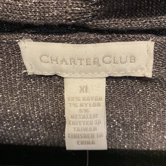 NWT Charter Club 1 One Piece that looks like Two. Pullover Top Sz XL. - Picture 5 of 8